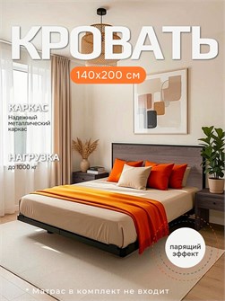 {{productViewItem.photos[photoViewList.activeNavIndex].Alt || productViewItem.photos[photoViewList.activeNavIndex].Description || 'Кровать парящая металлическая 140х200 см, двуспальная, Ясень Анкор'}}