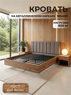 {{productViewItem.photos[photoViewList.activeNavIndex].Alt || productViewItem.photos[photoViewList.activeNavIndex].Description || 'Кровать Престиж с мягким изголовьем,160х200, ЛДСП Дуб вотан, цвет изголовья Remy 85'}}