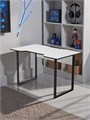 Стол компьютерный, игровой, офисный, белый 408Б