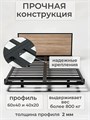 Кровать парящая металлическая 140х200 см, двуспальная, Дуб Сонома 381ДубСонома