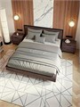Кровать Престиж двуспальная 180х200, Ясень Анкор 378ЯсеньАнкор