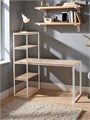 Стол письменный, офисный, компьютерный Георг, Дуб Сонома, 140х60х75см 140Б