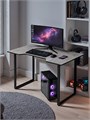 Стол компьютерный, игровой, офисный, цемент 408Ц