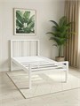 Кровать металлическая Элен, 90х200 см, белая 586Б