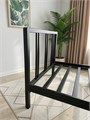 Кровать металлическая Элен, 90х200 см, черная 586Ч