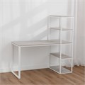 Стол письменный, офисный, компьютерный Георг, Серый, 140х60х75см 142БП