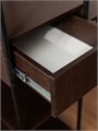 Стол письменный, офисный, компьютерный, Лофт, Венге, 105х50х75 см 106