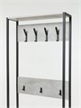 Вешалка напольная в прихожую для одежды, 200х70х35 см, Цемент 416Ц