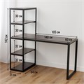 Стол письменный, офисный, компьютерный Георг, Венге, 140х60х75см 141П