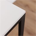 Стол письменный, офисный, компьютерный Георг, Белый, 140х60х75см 144П