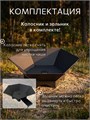Костровая чаша 100 см, сталь 4 мм, разборная - с зольником и колосником К100