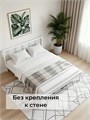 Кровать металлическая Элен, 180х200 см, белая 585Б