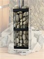 Сетка для камней для бани и сауны, квадратная 70 см. Разборная. СК700