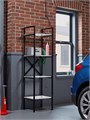 Стеллаж POLLEN mini, металлический, напольный, 147х40х35 см, Белый 346Б