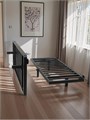 Кровать парящая Лорд металлическая 120х200 двуспальная, черная 428Ч