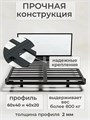 Кровать парящая металлическая 200х190 см, двуспальная, Белый 389Б