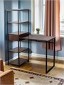 Стол письменный, офисный, компьютерный, Лофт, Венге, 105х50х75 см 106