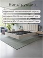 Кровать Престиж 160х200, мягкая модель с металлическим основанием, цвет Connect 01 270Connect01