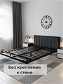 Кровать металлическая с мягким изголовьем, 180х190 см, цвет изголовья Remy 85 288Ч